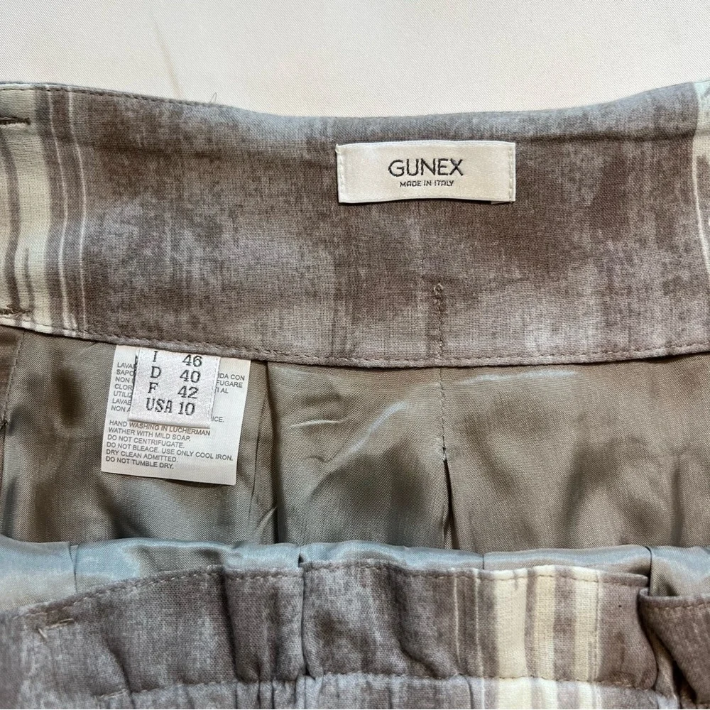 Gunex For Brunello Cucinelli Pleated Bubble Hem Skirt Size 10 EUC ITALY - Picture 3 of 13